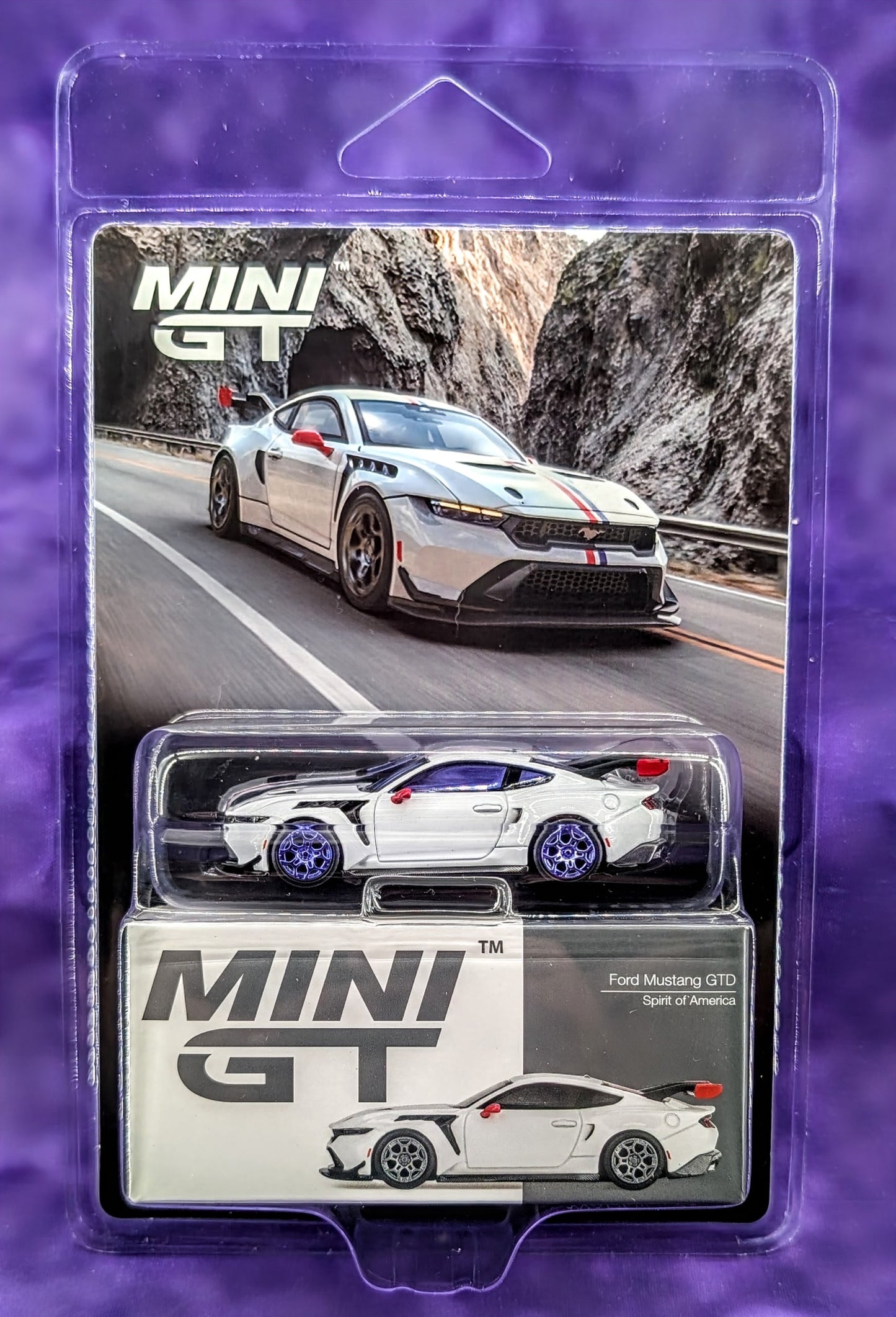 CHASE Mini GT Ford Mustang GTD "Spirit of America" - # 1097