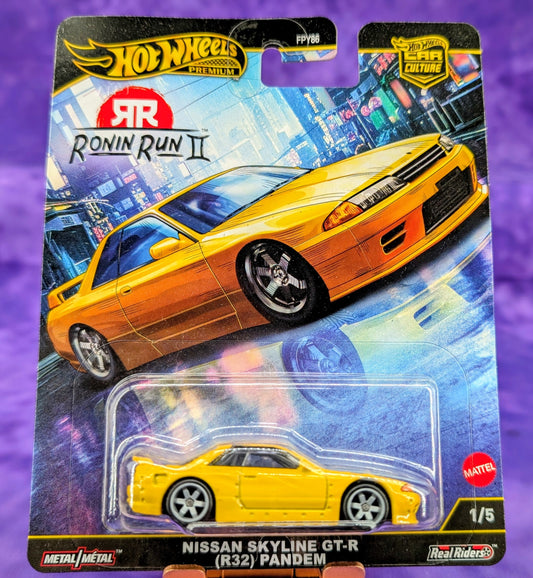 Hot Wheels Nissan Skyline GT-R (R32) Pandem - Ronin Run 2 - Premium
