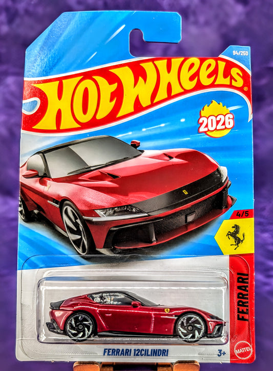 Hot Wheels Ferrari 12Cilindri - First Edition - Mainline