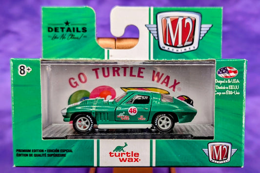 M2 Machines 1966 Chevrolet Corvette 427 - Turtle Wax - Walmart Exclusive - WMTS10 19-35