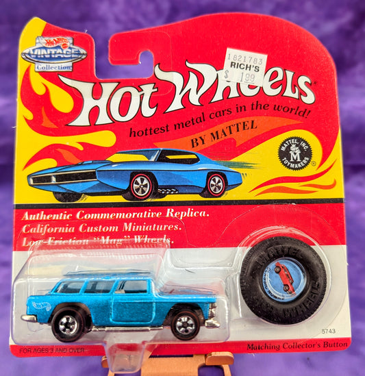 Hot Wheels Vintage Collection Classic Nomad and Collector's Button