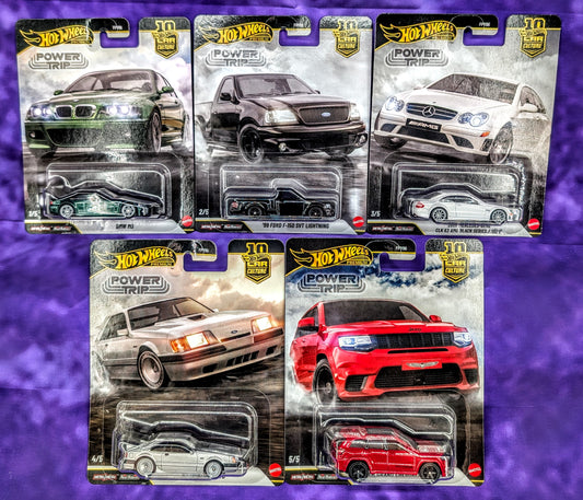 Hot Wheels Power Trip Set of 5 - Car Culture - Premium