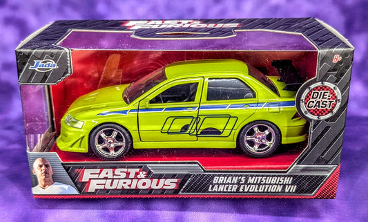 Jada 1:32 Fast & Furious Brian's Mitsubishi Lancer Evolution VII (©2021)