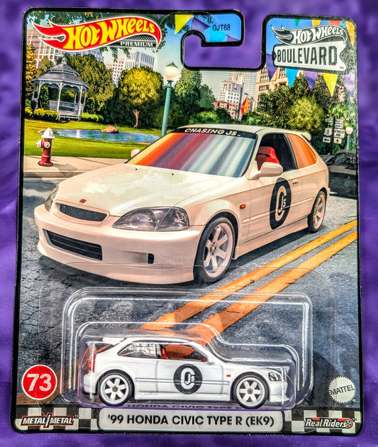 Hot Wheels '99 Honda Civic Type R (EK9) - Boulevard #73 - Premium