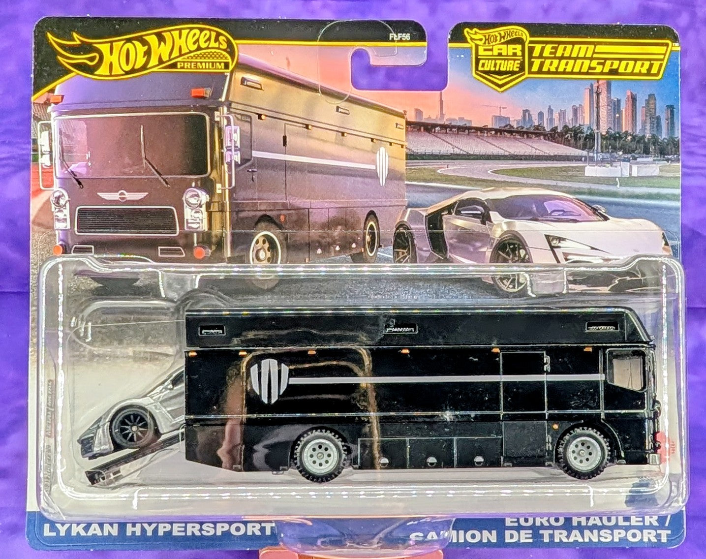 Hot Wheels Lykan Hypersport & Euro Hauler - Team Transport