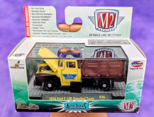 M2 Machines 1956 Ford F-100 Stakebed Truck - R36 15-77