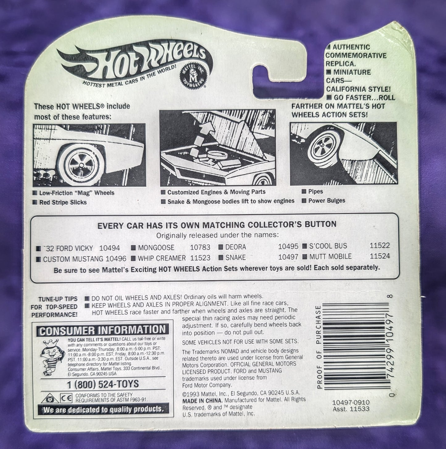 Hot Wheels Don Prudhomme "The Snake" Funny Car - Vintage Collection Exclusive Series II