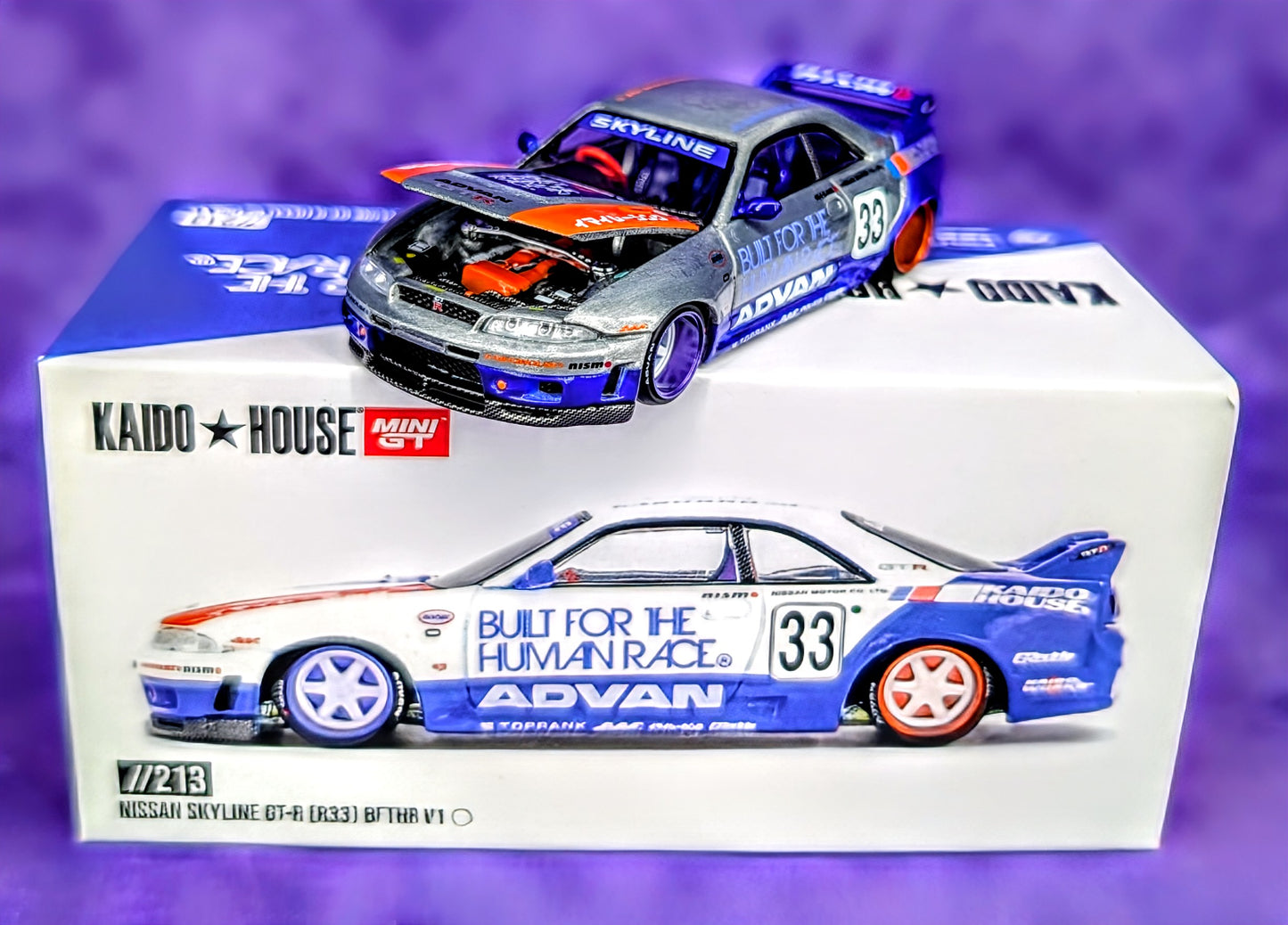 CHASE Kaido House Nissan Skyline GT-R (R33) BFTHR V1 - RAW Metal