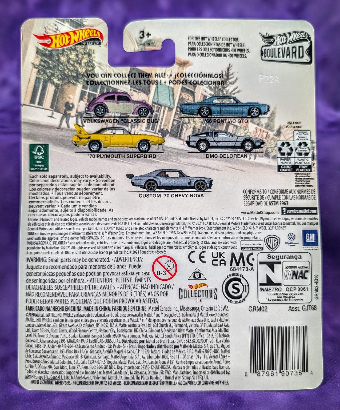 Hot Wheels Custom '70 Chevy Nova - Boulevard #35 - Premium