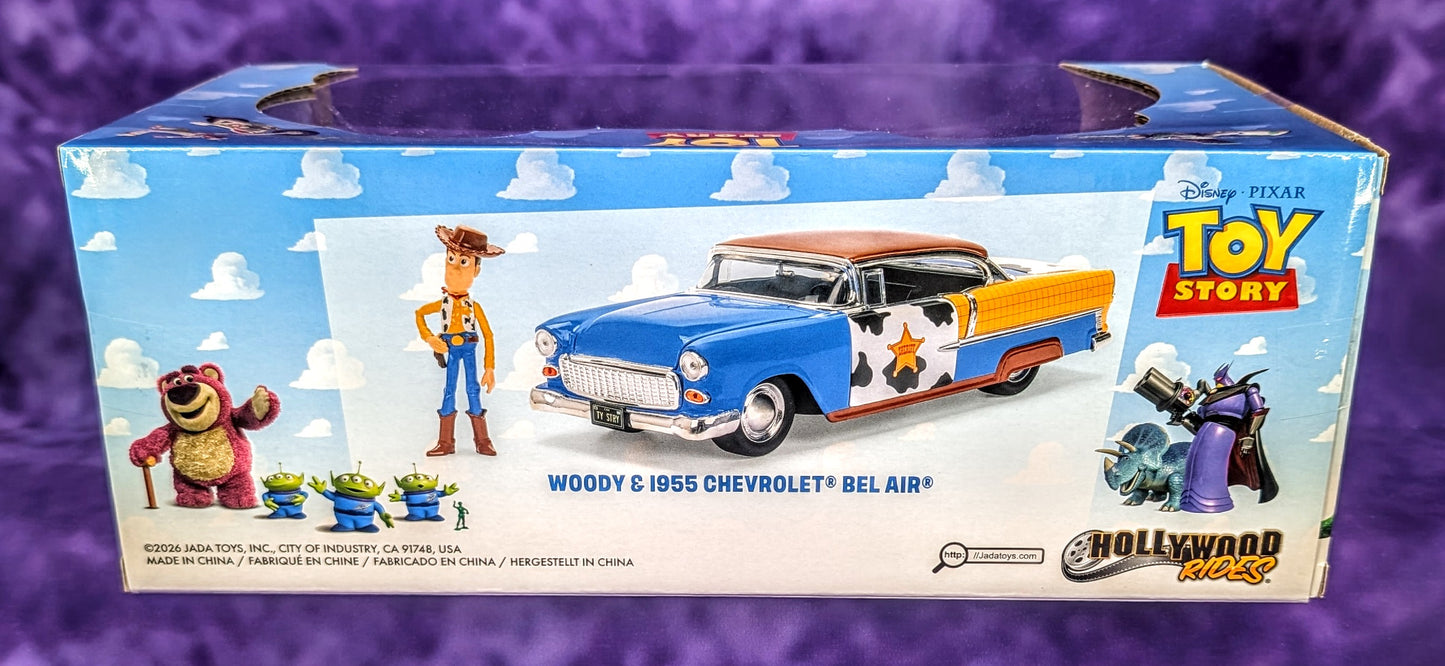 Jada 1:24 Woody & 1955 Chevrolet Bel Air - Disney Pixar Toy Story