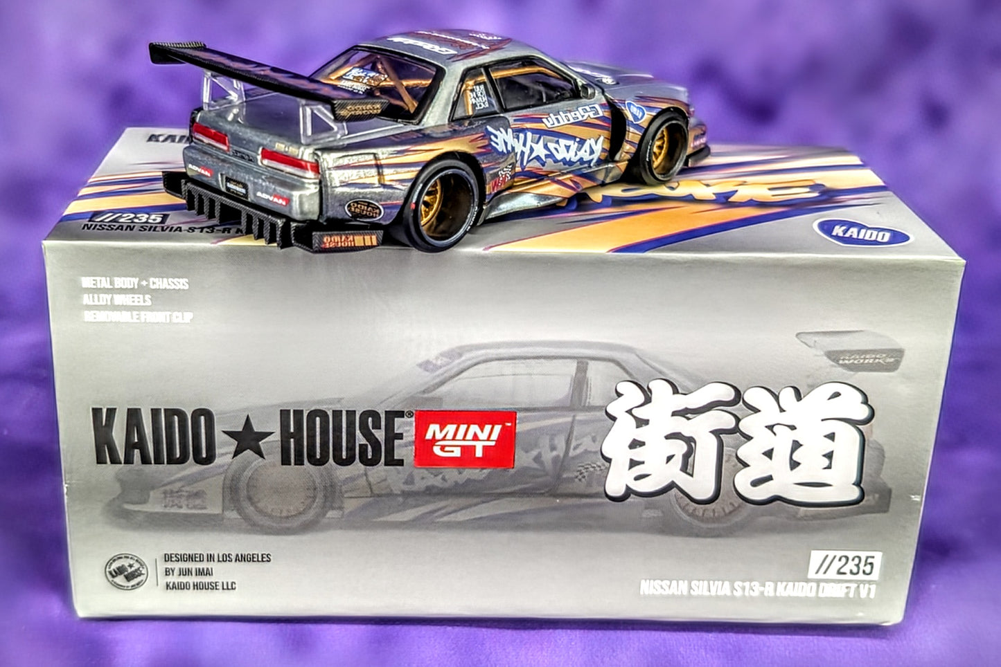 CHASE! Kaido House Nissan Silvia S13-R Kaido Drift V1 - Raw Chase Edition- #235
