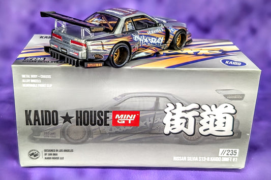 CHASE! Kaido House Nissan Silvia S13-R Kaido Drift V1 - Raw Chase Edition- #235