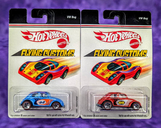 Hot Wheels VW Bug - Set of 2 - Flying Customs