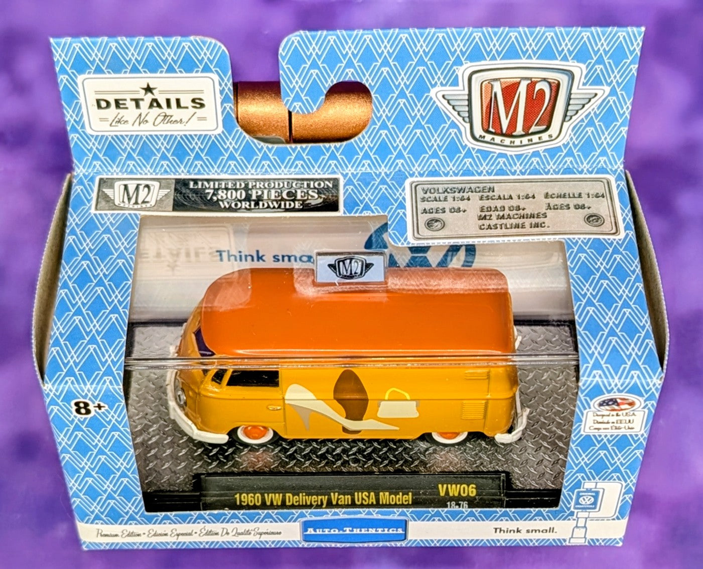 M2 Machines Volkswagen Bus Set of 6 Vans w/ Sleeve - Auto-Thentics