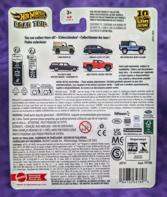 CHASE Hot Wheels Toyota 4Runner - Road Trip - Car Culture - Premium