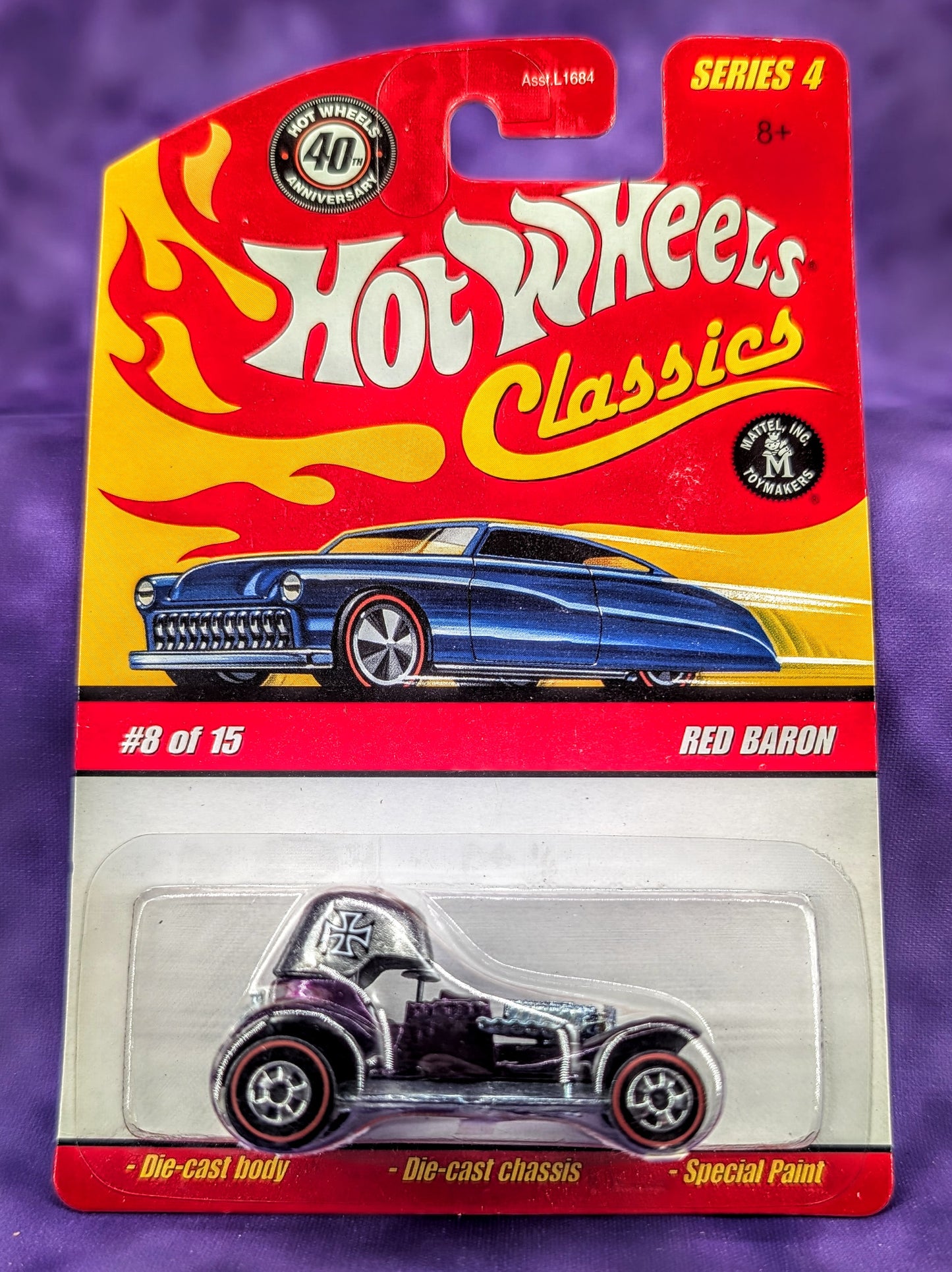 Hot Wheels Red Baron - Classics Series 4 - Spectraflame Purple
