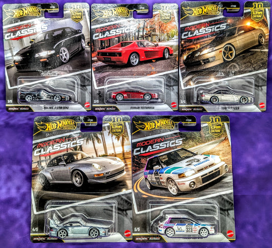 Hot Wheels Modern Classics Set of 5 - Premium