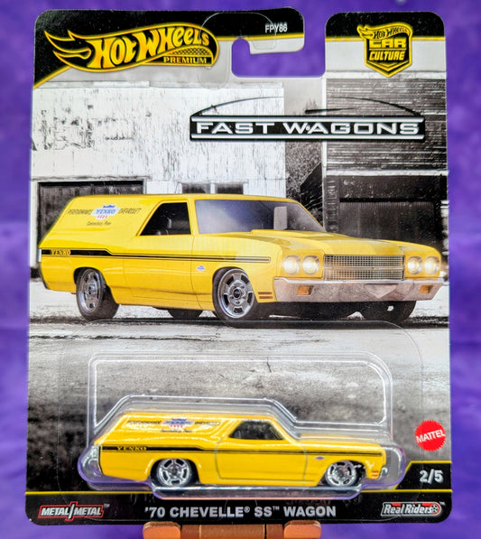 Hot Wheels '70 Chevelle SS Wagon - Yenko Chevrolet - Fast Wagons - Premium