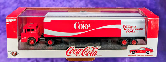 M2 Machines 1970 Ford C-600 & 1970 Ford Mustang BOSS 302 - Coke - 70S01 18-11