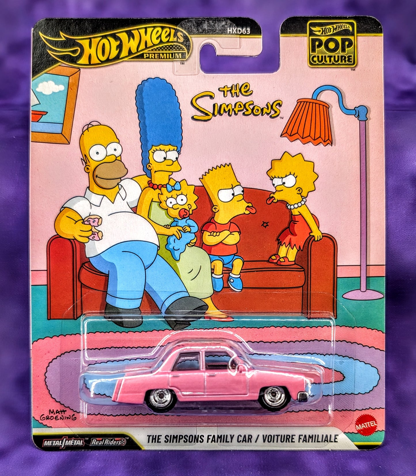 Hot Wheels The Simpsons Family Car - Pop Culture - Premium