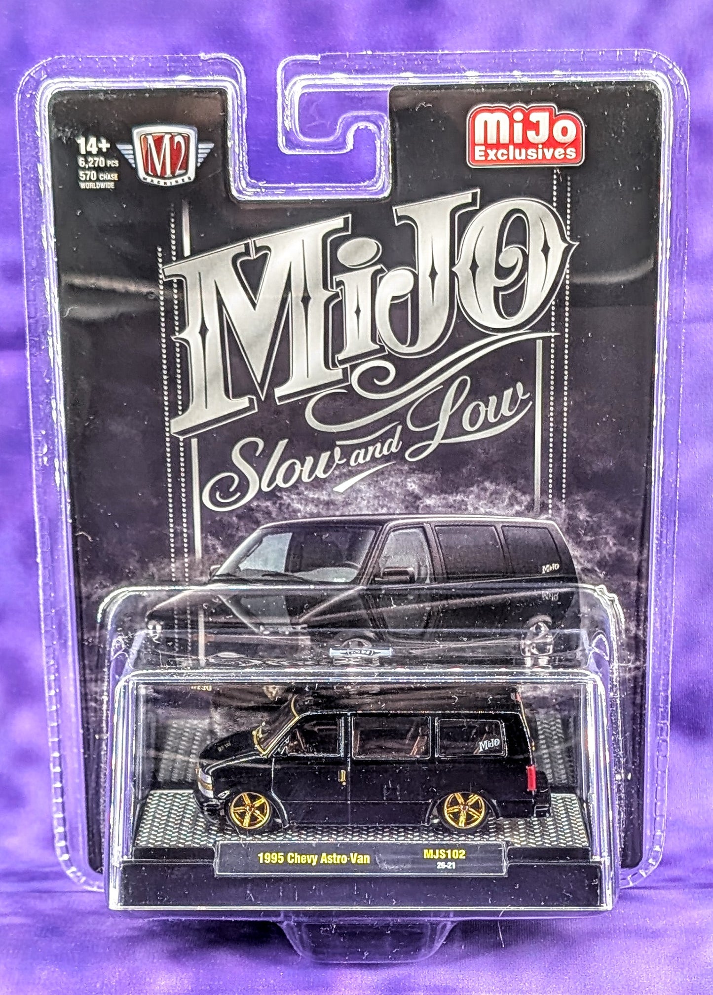 CHASE M2 Machines 1995 Chevy Astro Van - 1 of 570 - Slow and Low - Hobby Exclusive