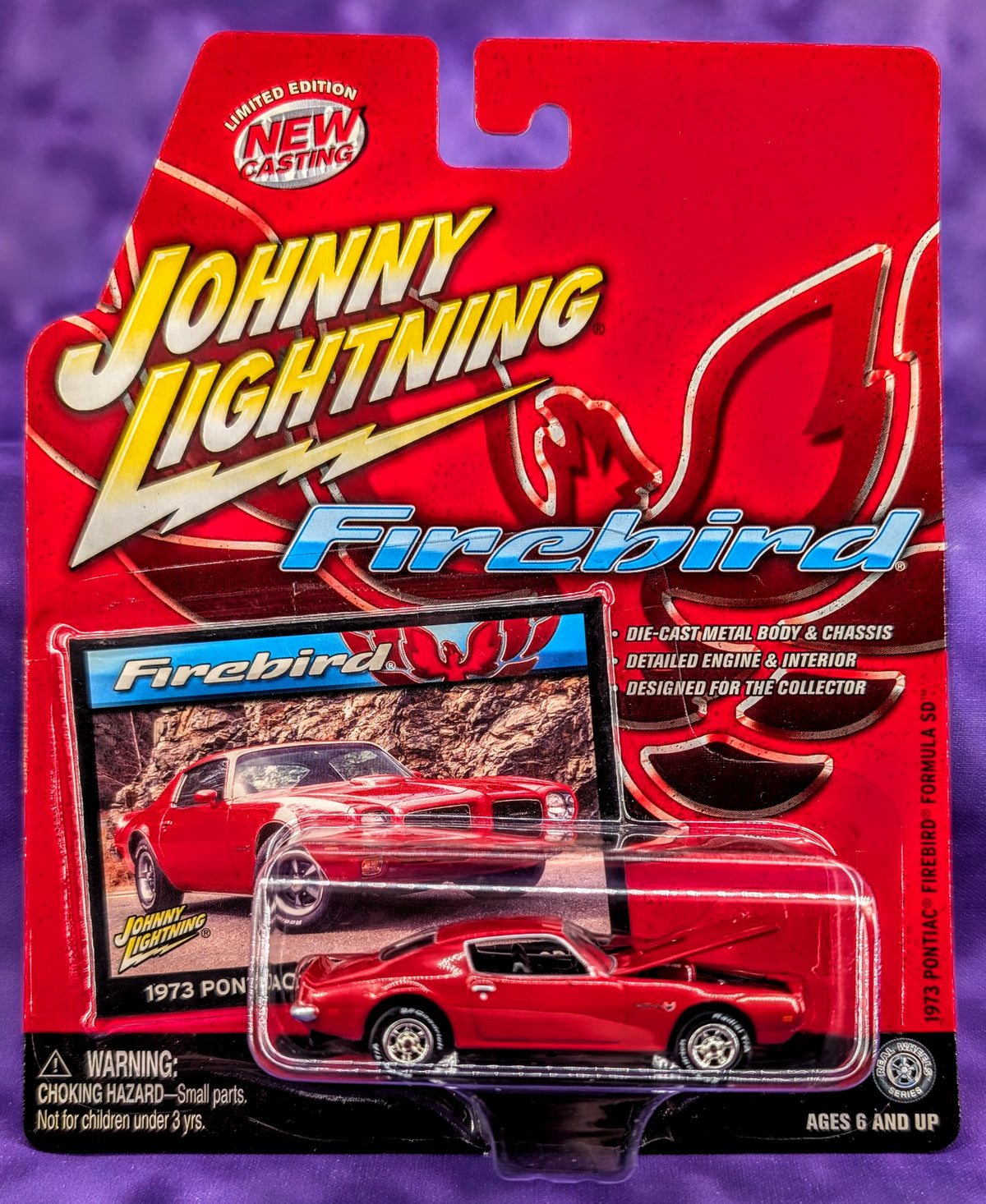 Johnny Lightning 1973 Pontiac Firebird Formula SD - Firebird Series - New Casting
