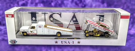 CHASE M2 Machines 1973 Chevrolet C30 Truck & 1969 Chevrolet Camaro Funny Car - USA-1