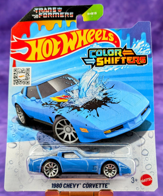 Hot Wheels Transformers 1980 Chevy Corvette - Color Shifters