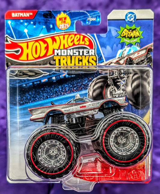 Hot Wheels 2025 Monster Trucks Batman (Classic TV Series Batmobile) - ZAMAC Treasure Hunt