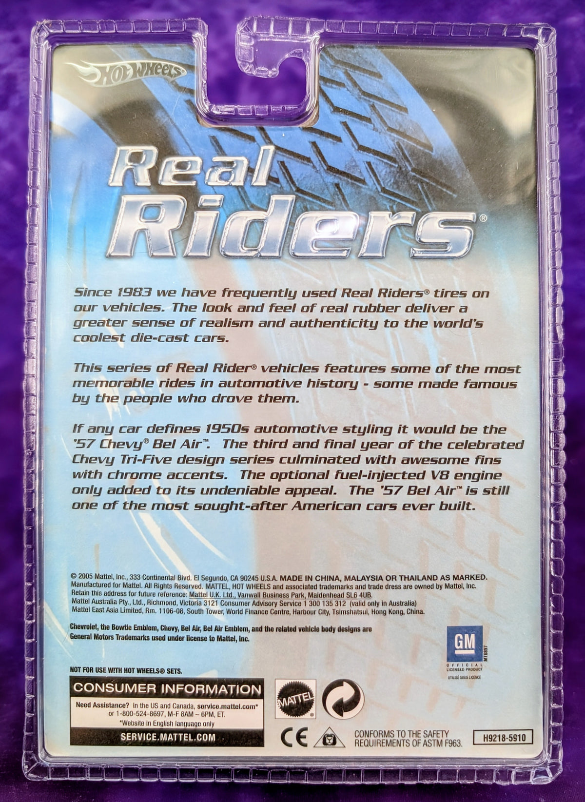 Hot Wheels '57 Chevy Bel Air - Real Riders Limited Edition Series - 20 ...