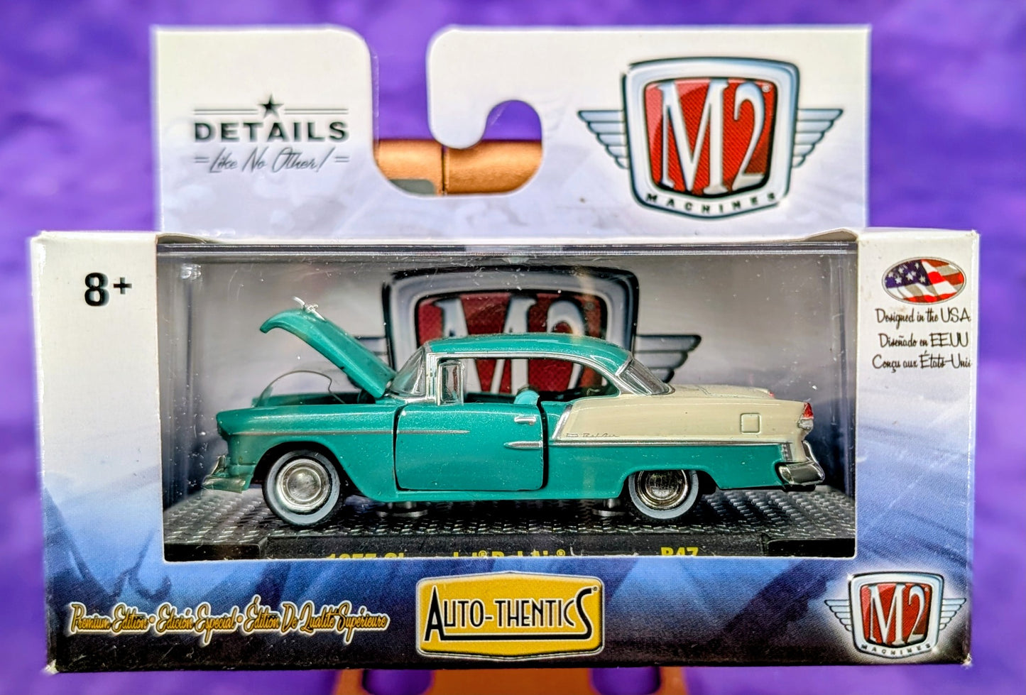M2 Machines 1955 Chevrolet Bel Air - R47 18-13