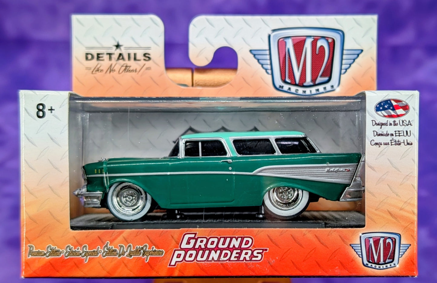 M2 Machines 1957 Chevrolet Nomad - R16 17-04