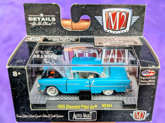 M2 Machines 1955 Chevrolet Bel Air - Walmart Mexico Exclusive - MEX04 15-21