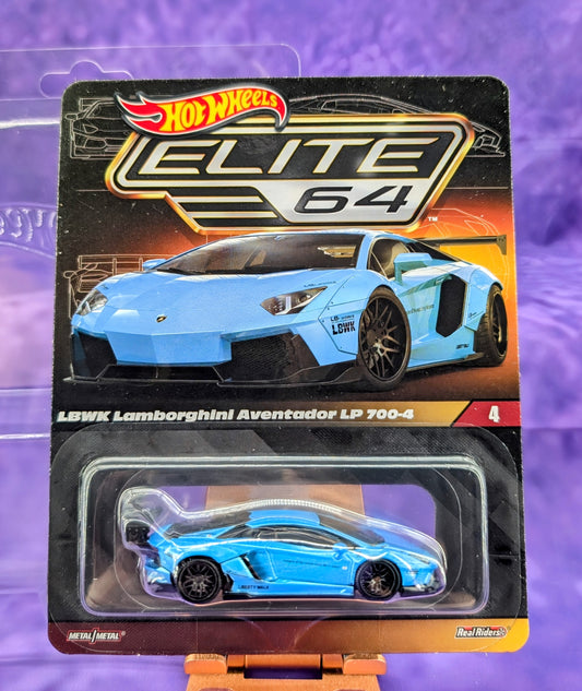 Hot Wheels LBWK Lamborghini Aventador LP 700-4- Elite 64 - Liberty Walk