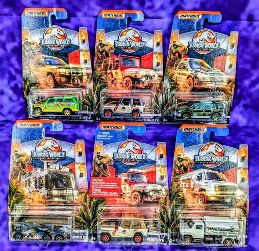 Matchbox Jurassic World: Legacy Collection (Full Set of 6)