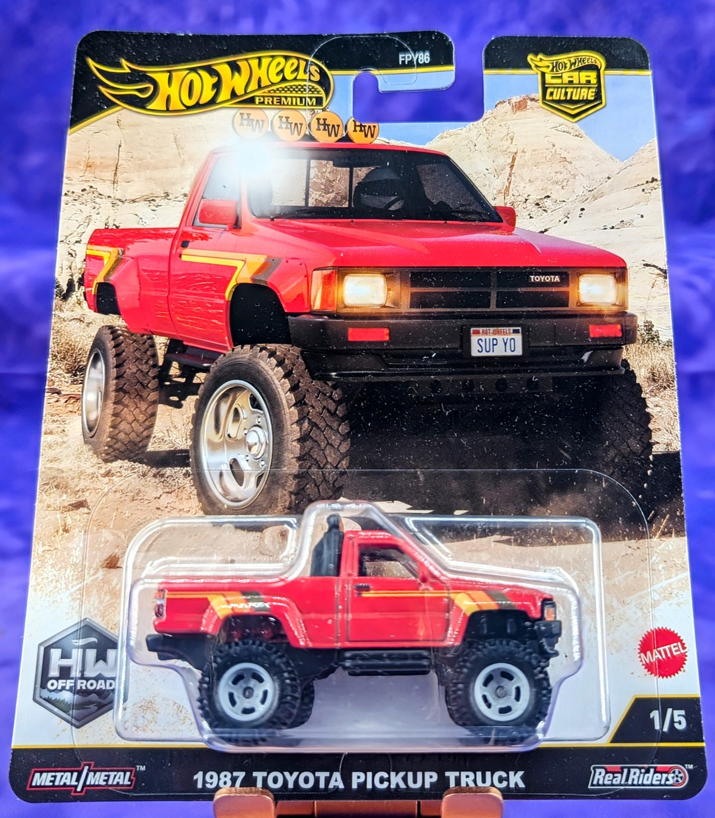 Hot Wheels Off-Road 5 Truck Set - Car Culture - Premium - Toyota, Land Rover, Subaru, and Ford