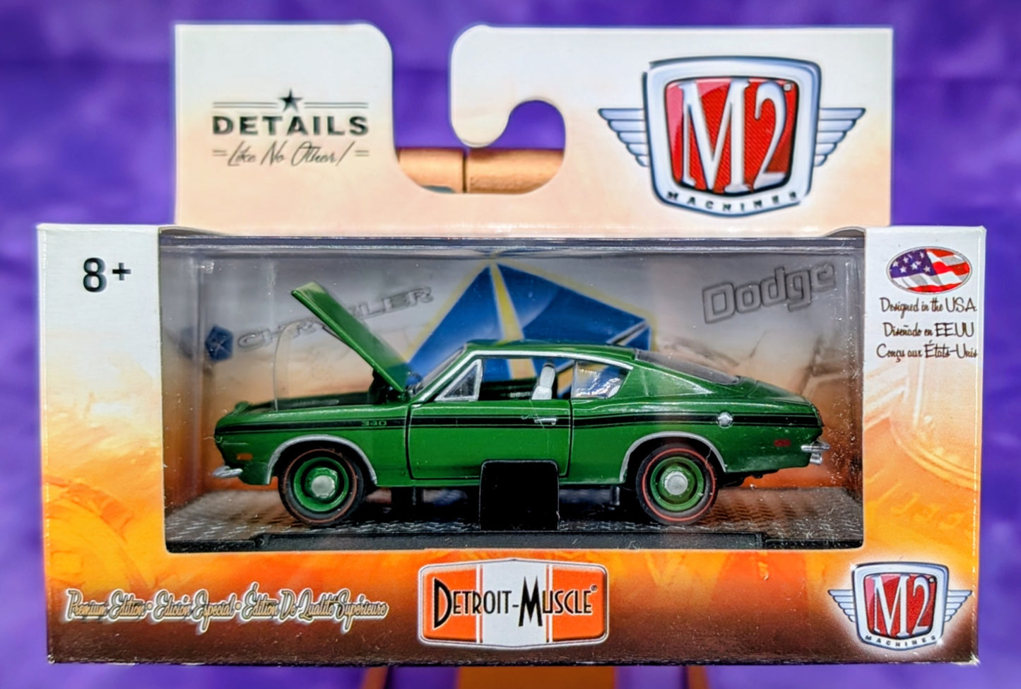 M2 Machines 1969 Plymouth Barracuda 340 - R35 16-20