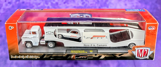 M2 Machines 1958 Chevrolet Spartan LCF & 1971 Chevrolet Camaro SS 396 - Camaro Fifty - Walmart Exclusive - S26 17-19