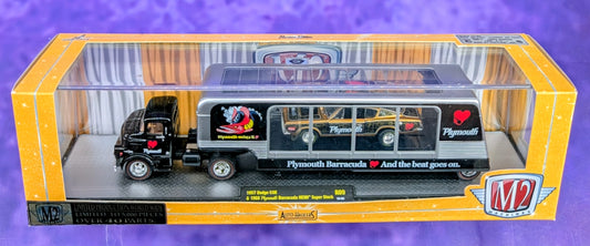 M2 Machines 1957 Dodge COE & 1968 Plymouth Barracuda HEMI Super Stock - R09 13-06