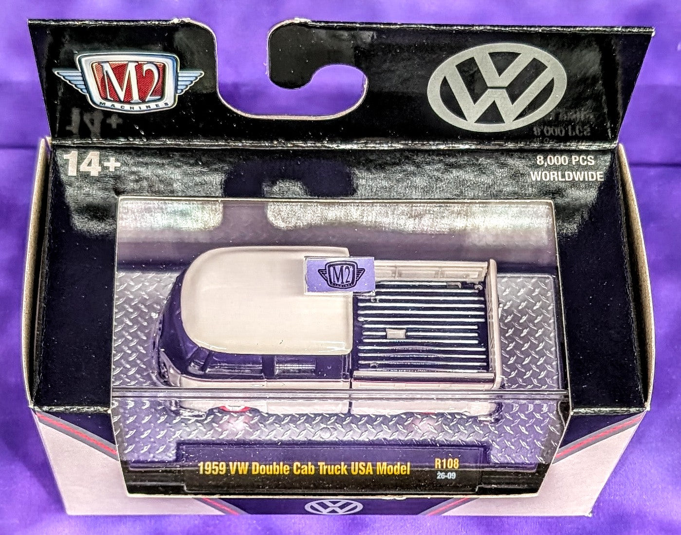 M2 Machines 1959 VW Double Cab Truck USA Model