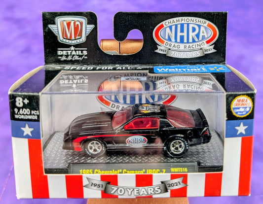 M2 Machines 1985 Chevrolet Camaro IROC-Z - NHRA - Walmart Exclusive - WMTS16 21-26