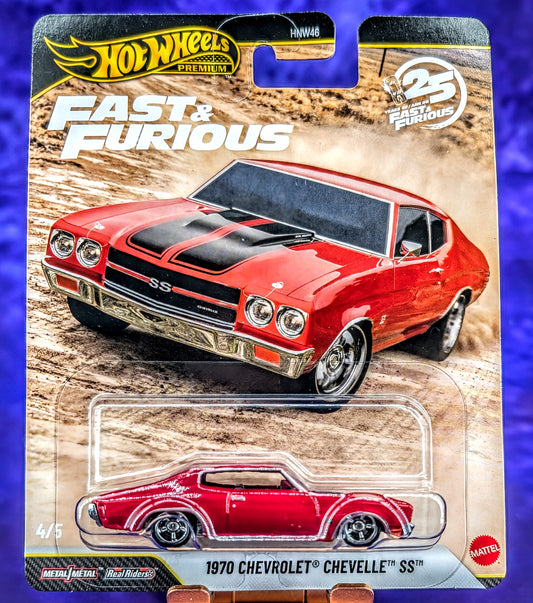 Hot Wheels 1970 Chevrolet Chevelle SS - Fast & Furious 25th Anniversary - Premium