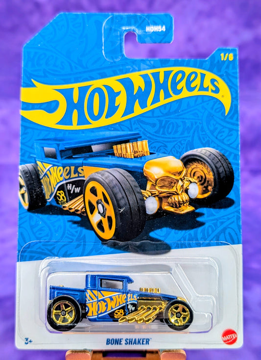 Hot Wheels Bone Shaker - 58th Anniversary Pearl & Chrome