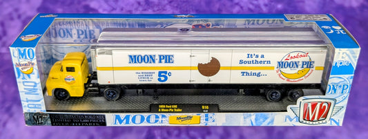 M2 Machines 1956 Ford COE & Moon-Pie Trailer - R10 13-07