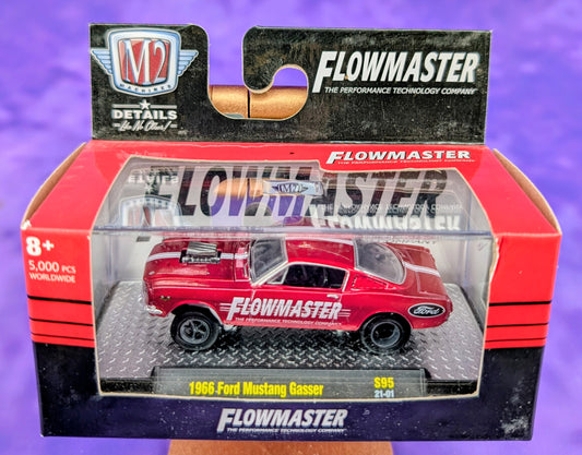 M2 Machines 1966 Ford Mustang Gasser - FLOWMASTER - S45 21-01