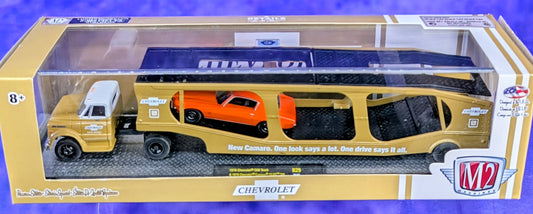 M2 Machines 1970 Chevrolet C60 Truck & 1970 Chevrolet Camaro SS RS 396 - R29 - See Description