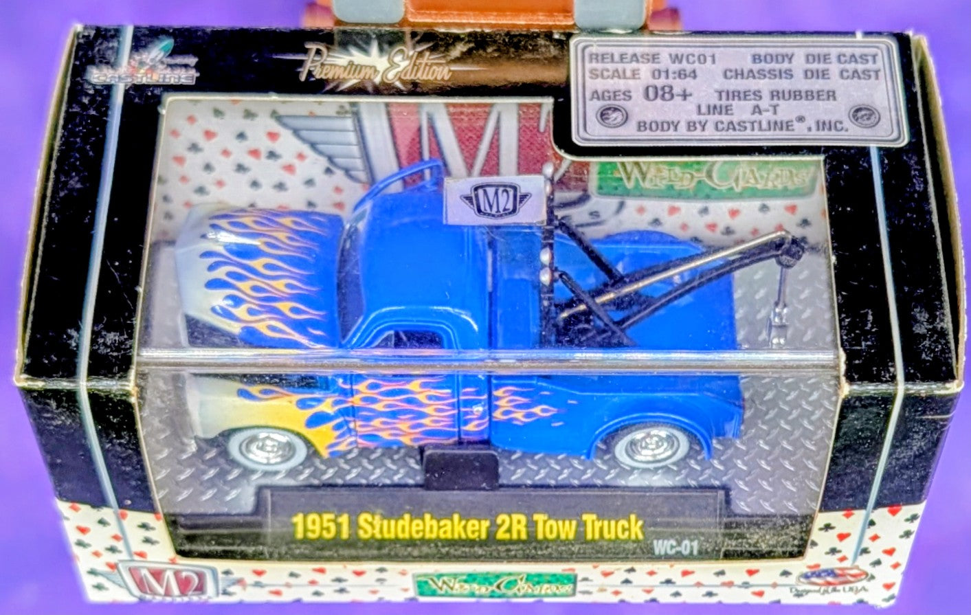 M2 Machines 1951 Studebaker 2R Tow Truck - Wild Cards - WC01