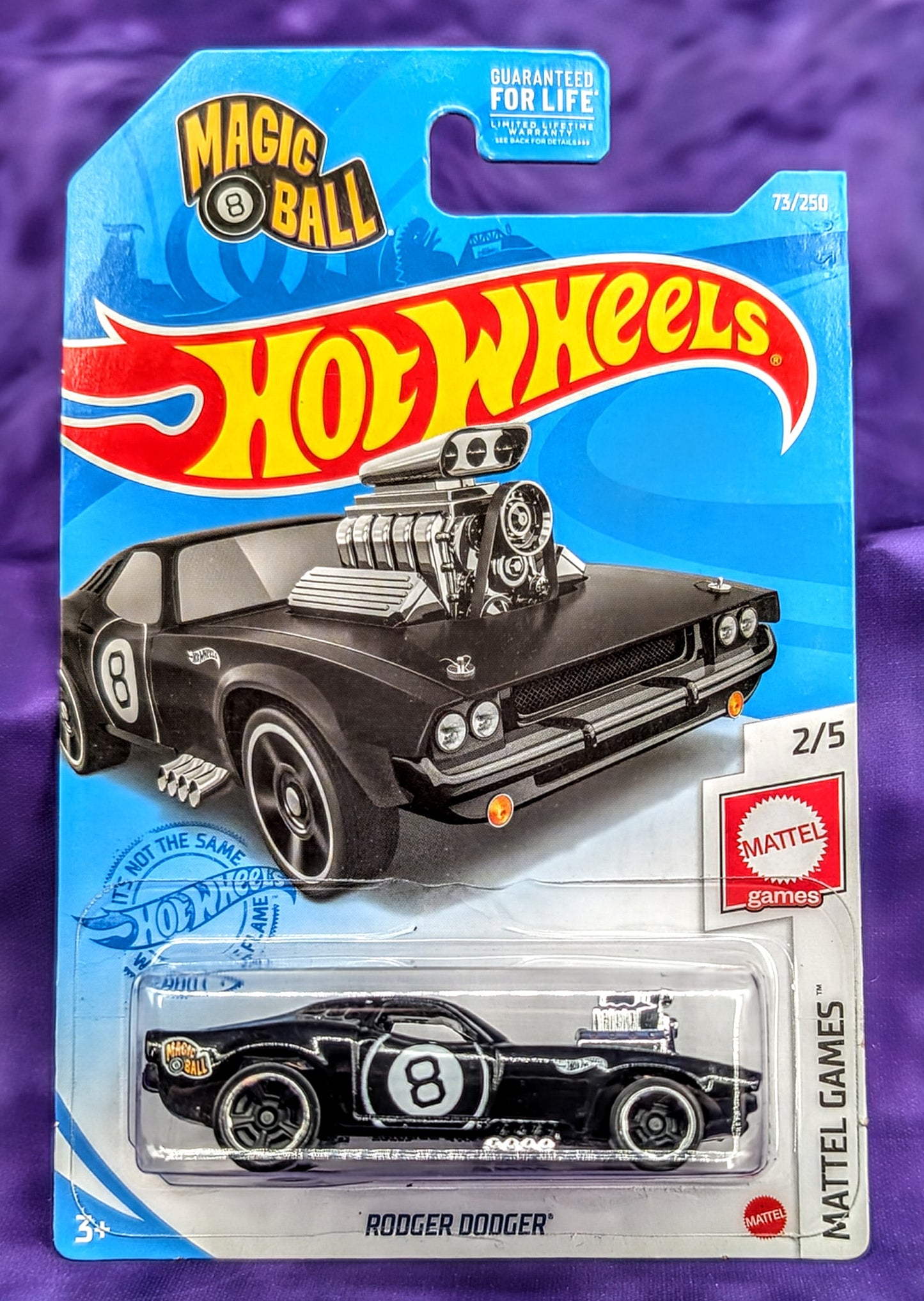 Hot Wheels 2021 Rodger Dodger - Mattel Games Magic 8 Ball Edition "Don't Count On It" Variant - Mainline