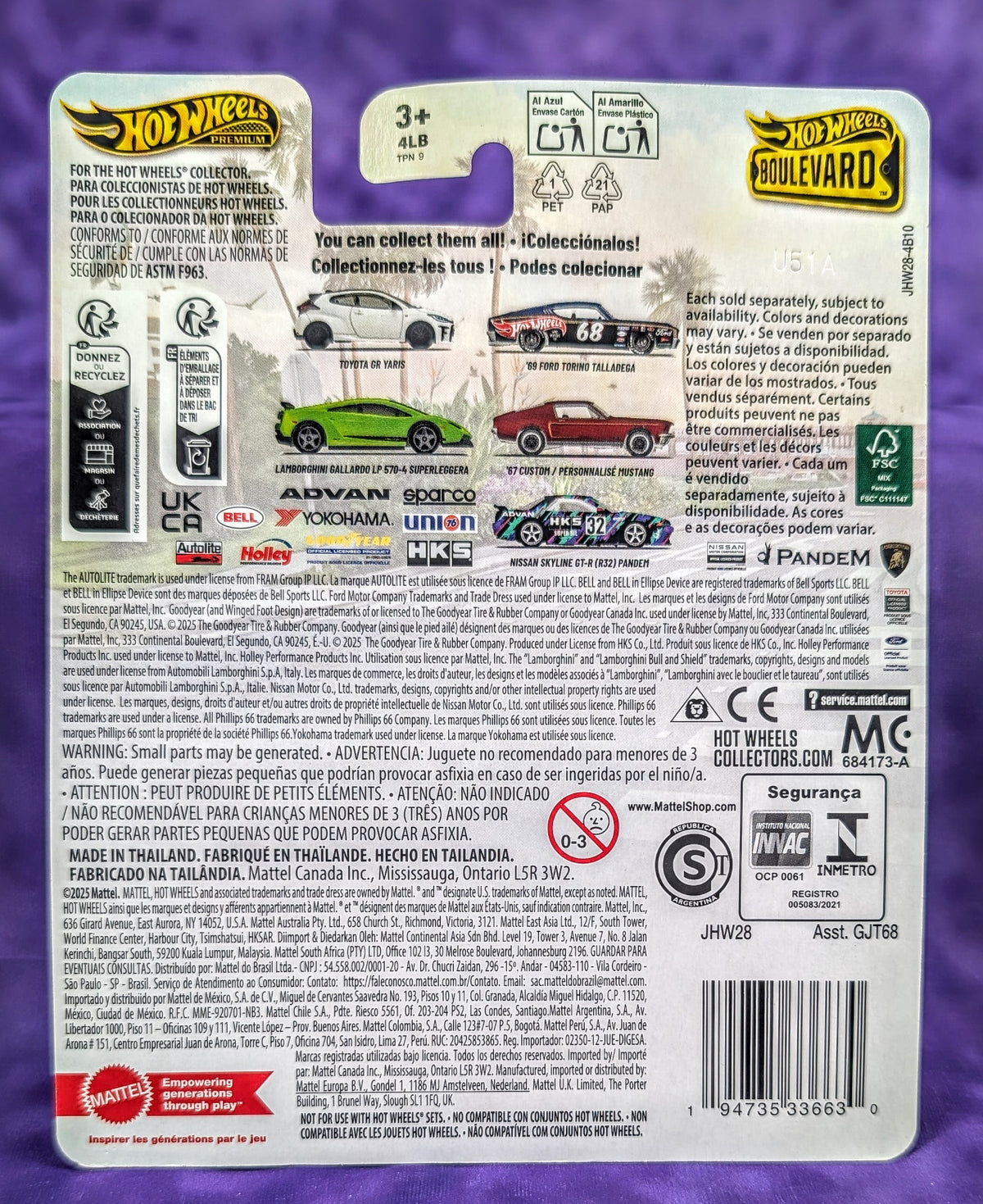 Hot Wheels Lamborghini Gallardo LP 570-4 Superleggera - Boulevard #148 - Premium