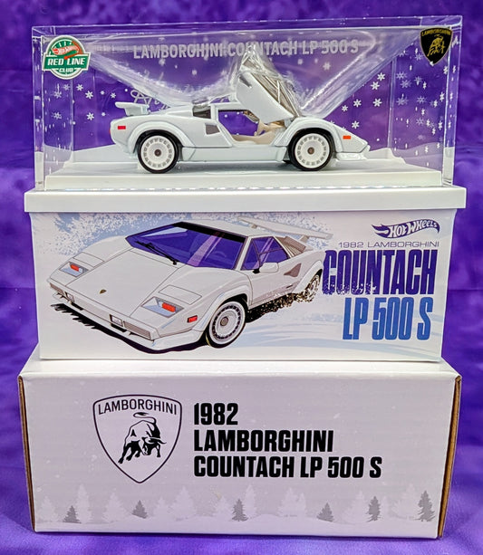 Hot Wheels RLC 1982 Lamborghini Countach LP 500 S - 2025 Holiday Car - Red Line Club